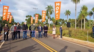 Inauguran nuevos asfaltados que mejoran la conectividad en Central