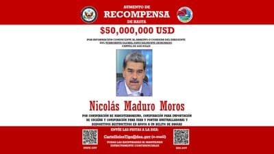 EEUU duplica recompensa por captura de Nicolás Maduro