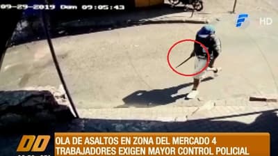 Delincuente asalta con “machetillo” a mujeres en zona del Mercado 4