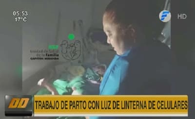 Reportan parto exitoso a la luz de linternas en Capitán Miranda