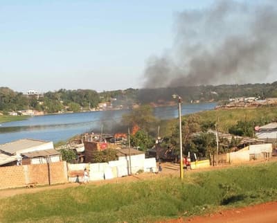 Buscan controlar incendio en Cateura
