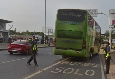 Multas de hasta G. 2.000.000 por no respetar carril único de buses, a partir del lunes 22