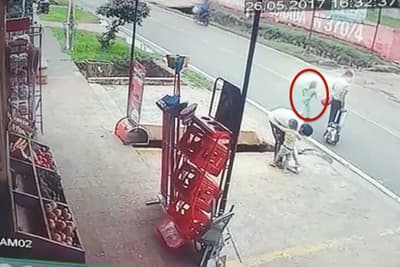 Descuido de padres causa accidente: niña está convaleciente
