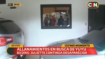Ejecutan más allanamientos en el caso de Juliette