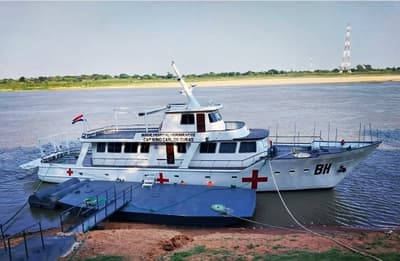 Buque Hospital de la Armada Paraguaya brindará asistencia en Alberdi