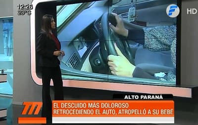 Bebé perece arrollado por su propia madre