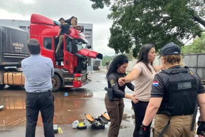 Incautan 261 kilos de cocaína en camión con arroz en Ciudad del Este