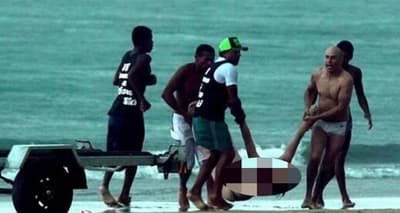Rayo mata a una mujer y deja siete heridos en playa de Brasil