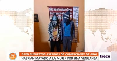 Detienen a sospechosos de crimen “por venganza” en Abaí
