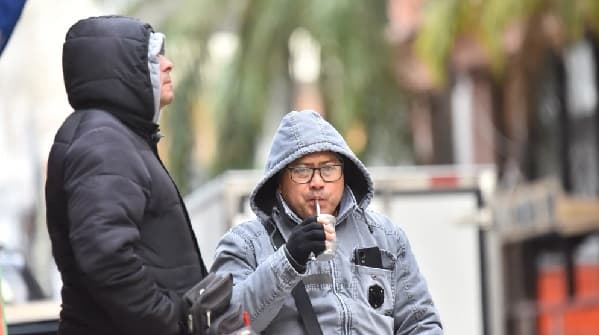Frente frío provocará tormentas y marcado descenso térmico