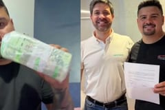 Capiateño devolvió G. 100 millones depositados por error