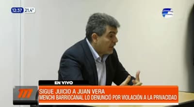 Mensajes promovidos por Vera afectaron salud de Menchi, dice Luis Bareiro