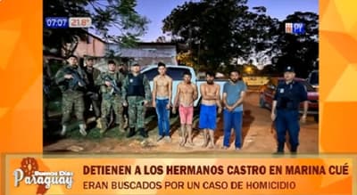 Capturan a los hermanos Castro en Marina Cué