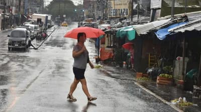 Martes caluroso con lluvias y tormentas en todo el país