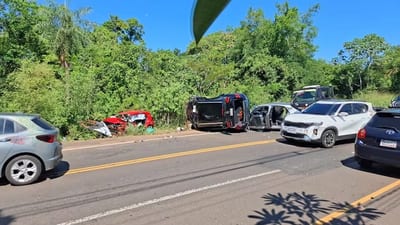 Denuncian traslado irregular de comisario tras accidente en San Bernardino