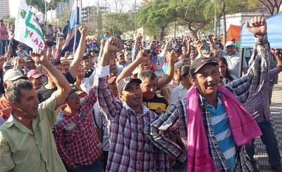 Campesinos marcharán en el centro