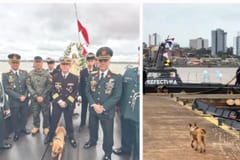 Maruca, la perrita “guardiamarina”, fue furor en Encarnación