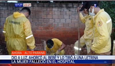 Madre muere y es sospechosa de dar muerte a su recién nacido