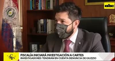 Fiscal confirma que solicitaron denuncias realizadas por Giuzzio