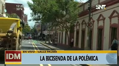 Bicisenda sobre Palma genera rechazo y polémica