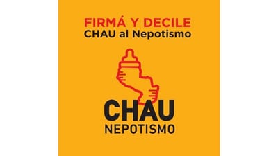 “Adiós Nepotismo”: Campaña ciudadana busca apoyo para ley