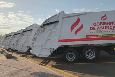 Concejal denuncia que camiones recolectores nuevos de Asunción ya presentan desperfectos