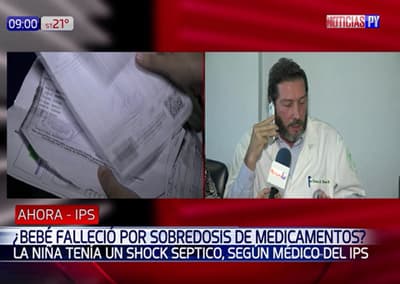 Según el IPS bebé murió por infección grave