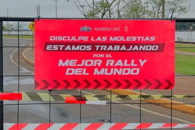 Cierre de calles en Encarnación por el Mundial de Rally