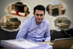 ¿Hernán Rivas terminó sus estudios secundarios?
